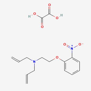 molecular formula C16H20N2O7 B4077491 N-allyl-N-[2-(2-nitrophenoxy)ethyl]-2-propen-1-amine oxalate 