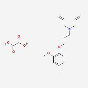 molecular formula C19H27NO6 B4077498 N-allyl-N-[3-(2-methoxy-4-methylphenoxy)propyl]-2-propen-1-amine oxalate 