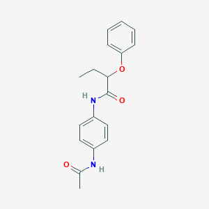 N-[4-(acetylamino)phenyl]-2-phenoxybutanamide