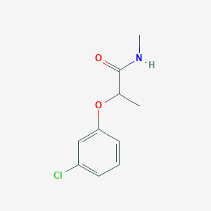 2-(3-chlorophenoxy)-N-methylpropanamide