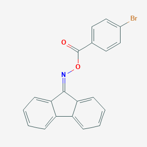 molecular formula C20H12BrNO2 B407772 9H-fluoren-9-one O-(4-bromobenzoyl)oxime 
