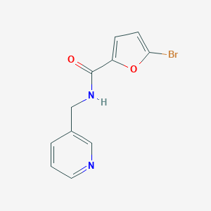 molecular formula C11H9BrN2O2 B407775 5-bromo-N-(pyridin-3-ylmethyl)furan-2-carboxamide CAS No. 306766-56-3