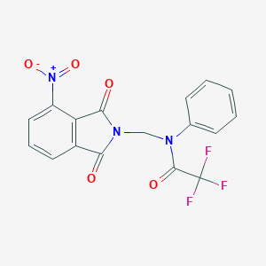 2,2,2-trifluoro-N-({4-nitro-1,3-dioxo-1,3-dihydro-2H-isoindol-2-yl}methyl)-N-phenylacetamide