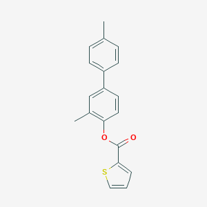 molecular formula C19H16O2S B407792 3,4'-Dimethyl[1,1'-biphenyl]-4-yl 2-thiophenecarboxylate 