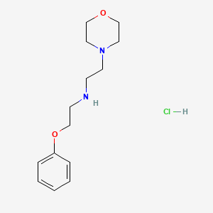 molecular formula C14H23ClN2O2 B4077959 [2-(4-morpholinyl)ethyl](2-phenoxyethyl)amine hydrochloride 