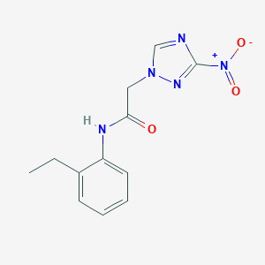 N-(2-ethylphenyl)-2-(3-nitro-1H-1,2,4-triazol-1-yl)acetamide