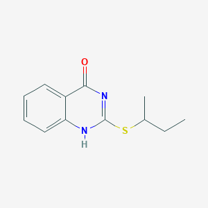 molecular formula C12H14N2OS B407807 2-butan-2-ylsulfanyl-1H-quinazolin-4-one 