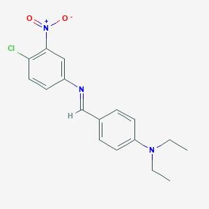 4-chloro-N-[4-(diethylamino)benzylidene]-3-nitroaniline