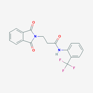 3-(1,3-dioxo-1,3-dihydro-2H-isoindol-2-yl)-N-[2-(trifluoromethyl)phenyl]propanamide