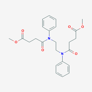 Methyl 4-({2-[(4-methoxy-4-oxobutanoyl)anilino]ethyl}anilino)-4-oxobutanoate