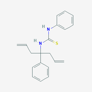 molecular formula C20H22N2S B407841 1-Phenyl-3-(4-phenylhepta-1,6-dien-4-yl)thiourea 