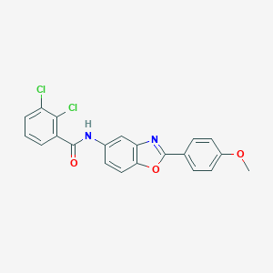 2,3-dichloro-N-[2-(4-methoxyphenyl)-1,3-benzoxazol-5-yl]benzamide