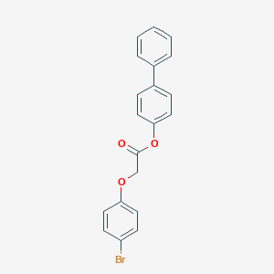 molecular formula C20H15BrO3 B407869 [1,1'-Biphenyl]-4-yl (4-bromophenoxy)acetate 