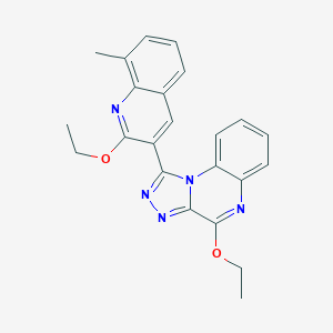 4-Ethoxy-1-(2-ethoxy-8-methyl-3-quinolinyl)[1,2,4]triazolo[4,3-a]quinoxaline