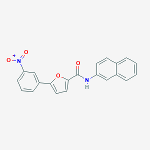molecular formula C21H14N2O4 B407880 N-naphthalen-2-yl-5-(3-nitrophenyl)furan-2-carboxamide 
