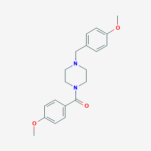 [4-(4-Methoxy-benzyl)-piperazin-1-yl]-(4-methoxy-phenyl)-methanone