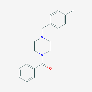molecular formula C19H22N2O B407893 [4-(4-Methylbenzyl)piperazin-1-yl](phenyl)methanone 