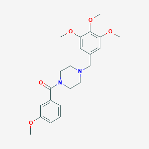 (3-Methoxy-phenyl)-[4-(3,4,5-trimethoxy-benzyl)-piperazin-1-yl]-methanone