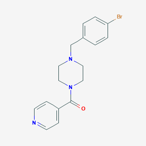 [4-(4-Bromobenzyl)piperazin-1-yl](pyridin-4-yl)methanone
