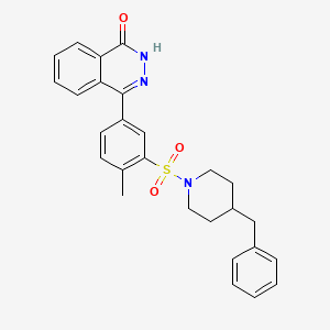 4-{3-[(4-benzyl-1-piperidinyl)sulfonyl]-4-methylphenyl}-1(2H)-phthalazinone
