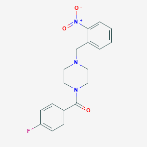 1-(4-Fluorobenzoyl)-4-(2-nitrobenzyl)piperazine