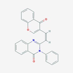 2-[2-(4-oxo-4H-chromen-3-yl)vinyl]-3-phenyl-4(3H)-quinazolinone