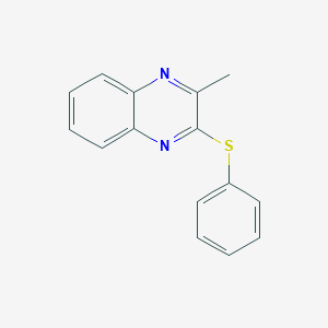 3-Methyl-2-quinoxalinyl phenyl sulfide