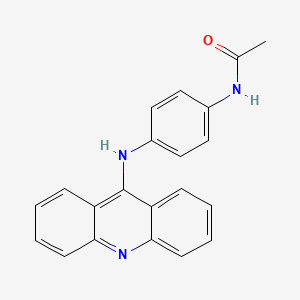 molecular formula C21H17N3O B4079158 N-[4-(9-acridinylamino)phenyl]acetamide CAS No. 64990-15-4