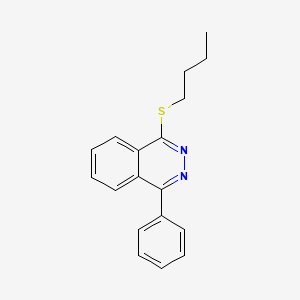 molecular formula C18H18N2S B4079252 1-(butylthio)-4-phenylphthalazine 