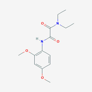 molecular formula C14H20N2O4 B4079404 N'-(2,4-dimethoxyphenyl)-N,N-diethylethanediamide 