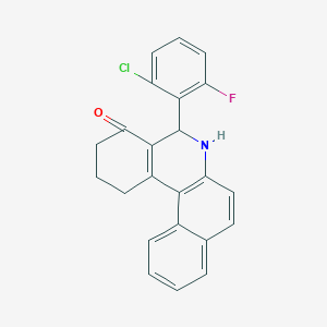 5-(2-chloro-6-fluorophenyl)-2,3,5,6-tetrahydrobenzo[a]phenanthridin-4(1H)-one