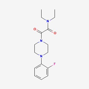 molecular formula C16H22FN3O2 B4079457 N,N-diethyl-2-[4-(2-fluorophenyl)-1-piperazinyl]-2-oxoacetamide 
