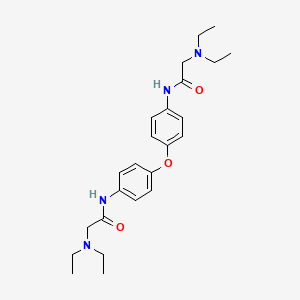 molecular formula C24H34N4O3 B4079490 2-Diethylamino-N-{4-[4-(2-diethylamino-acetylamino)-phenoxy]-phenyl}-acetamide 