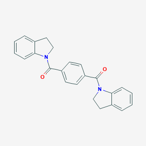 Benzene, 1,4-bis(2,3-dihydroindol-1-ylcarbonyl)-