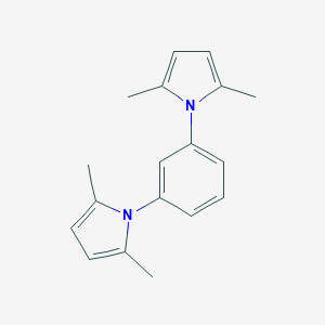 molecular formula C18H20N2 B407963 1-[3-(2,5-dimethyl-1H-pyrrol-1-yl)phenyl]-2,5-dimethyl-1H-pyrrole 