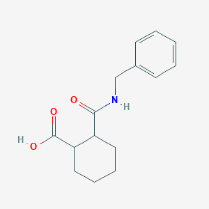 molecular formula C15H19NO3 B407969 2-(苄基氨基甲酰基)环己烷甲酸 CAS No. 331986-99-3