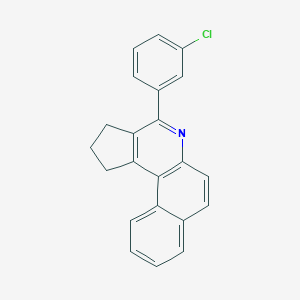 4-(3-chlorophenyl)-2,3-dihydro-1H-benzo[f]cyclopenta[c]quinoline