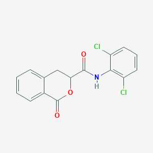 molecular formula C16H11Cl2NO3 B4080012 N-(2,6-dichlorophenyl)-1-oxo-3,4-dihydro-1H-isochromene-3-carboxamide 