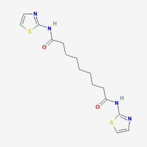 molecular formula C15H20N4O2S2 B408003 N,N'-di(1,3-thiazol-2-yl)nonanediamide 