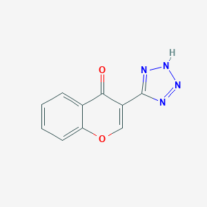 molecular formula C10H6N4O2 B408022 3-(2H-tetrazol-5-yl)chromen-4-one CAS No. 50743-45-8