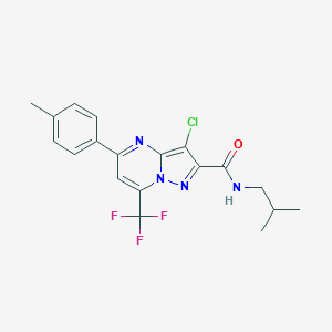 3-chloro-N-isobutyl-5-(4-methylphenyl)-7-(trifluoromethyl)pyrazolo[1,5-a]pyrimidine-2-carboxamide