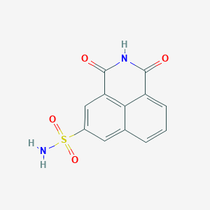 molecular formula C12H8N2O4S B4080492 1,3-二氧代-2,3-二氢-1H-苯并[de]异喹啉-5-磺酰胺 