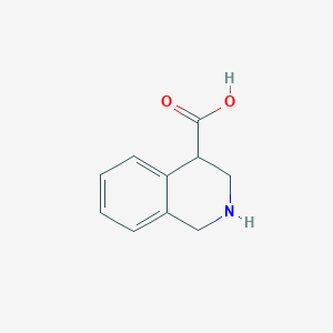 molecular formula C10H11NO2 B040805 1,2,3,4-Tetrahydroisoquinoline-4-carboxylic acid CAS No. 116140-19-3