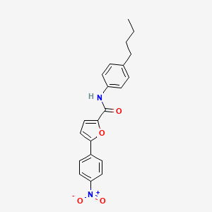 molecular formula C21H20N2O4 B4080528 N-(4-butylphenyl)-5-(4-nitrophenyl)-2-furamide 