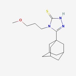 molecular formula C16H25N3OS B4080705 5-(1-adamantyl)-4-(3-methoxypropyl)-2,4-dihydro-3H-1,2,4-triazole-3-thione 