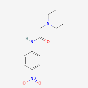 molecular formula C12H17N3O3 B4080973 N~2~,N~2~-diethyl-N~1~-(4-nitrophenyl)glycinamide CAS No. 74816-21-0