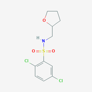 2,5-dichloro-N-(oxolan-2-ylmethyl)benzenesulfonamide