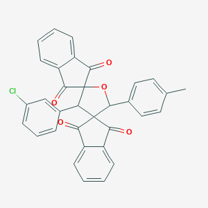 molecular formula C33H21ClO5 B408118 CID 2849787 CAS No. 305866-91-5