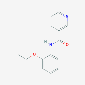 molecular formula C14H14N2O2 B408119 N-(2-ethoxyphenyl)pyridine-3-carboxamide CAS No. 6996-45-8