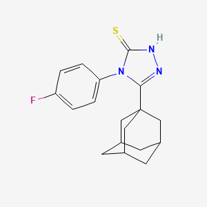 molecular formula C18H20FN3S B4081276 5-(1-adamantyl)-4-(4-fluorophenyl)-2,4-dihydro-3H-1,2,4-triazole-3-thione 
